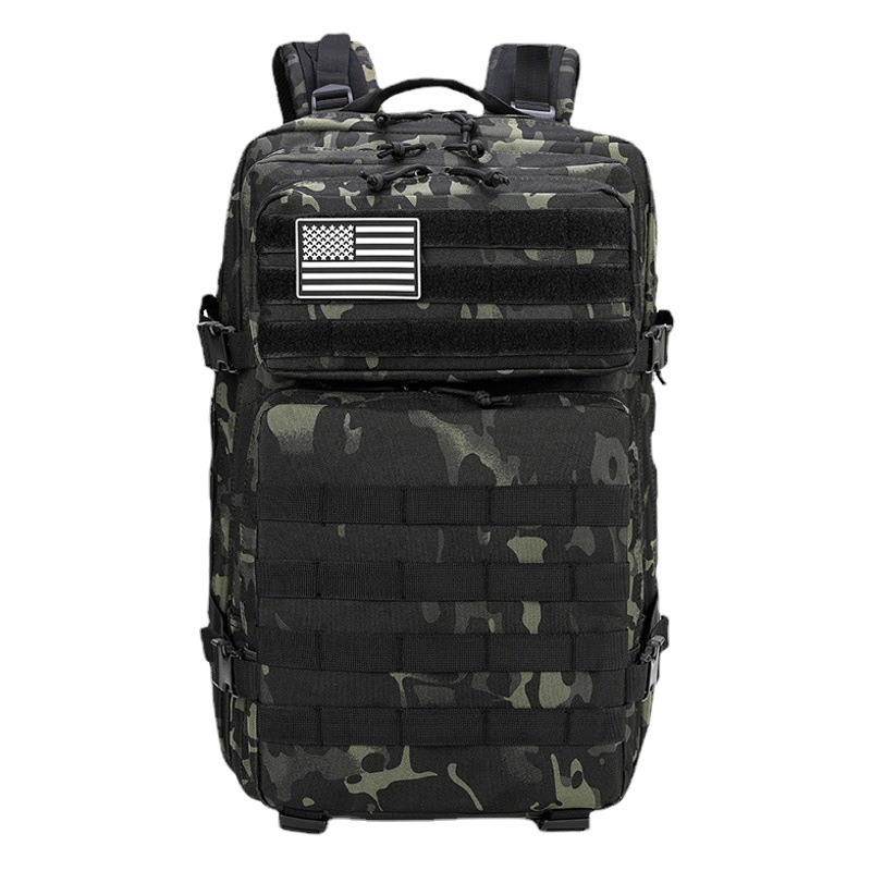 Customized Backpack Oxford Cloth Large Capacity Real Person CS Outdoor Tactical Backpack Mountaineering Hiking Backpack Manufacturers Strictly Selected