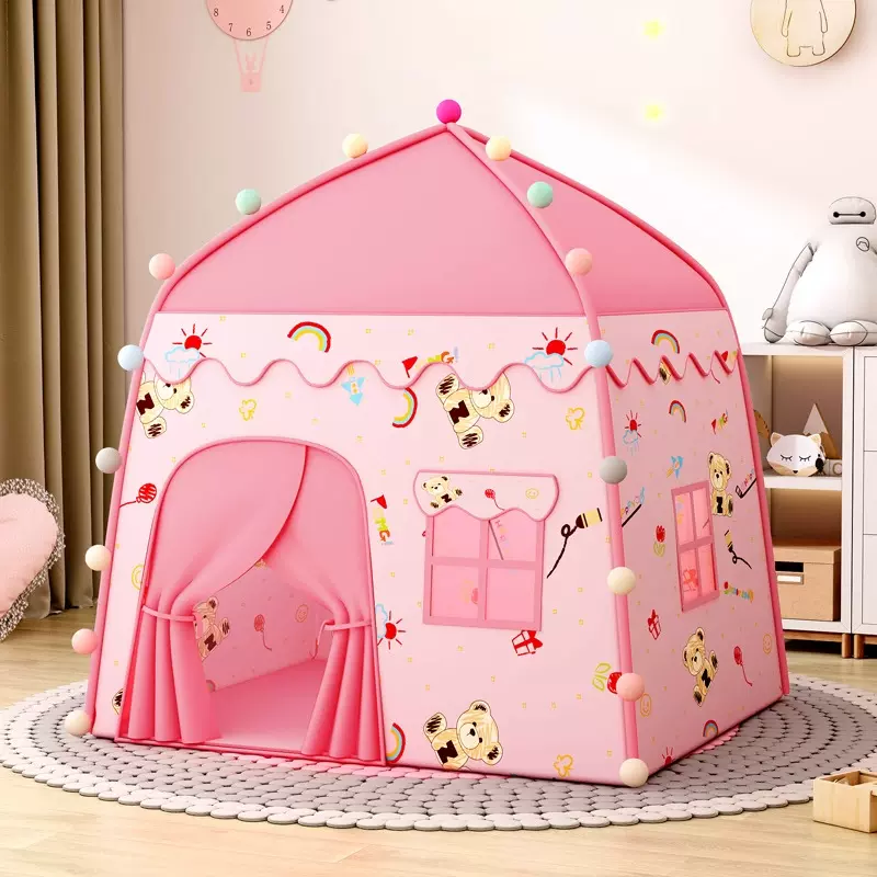 儿童帐篷室内公主房家用宝宝睡觉小房子男孩女孩玩具游戏屋城堡