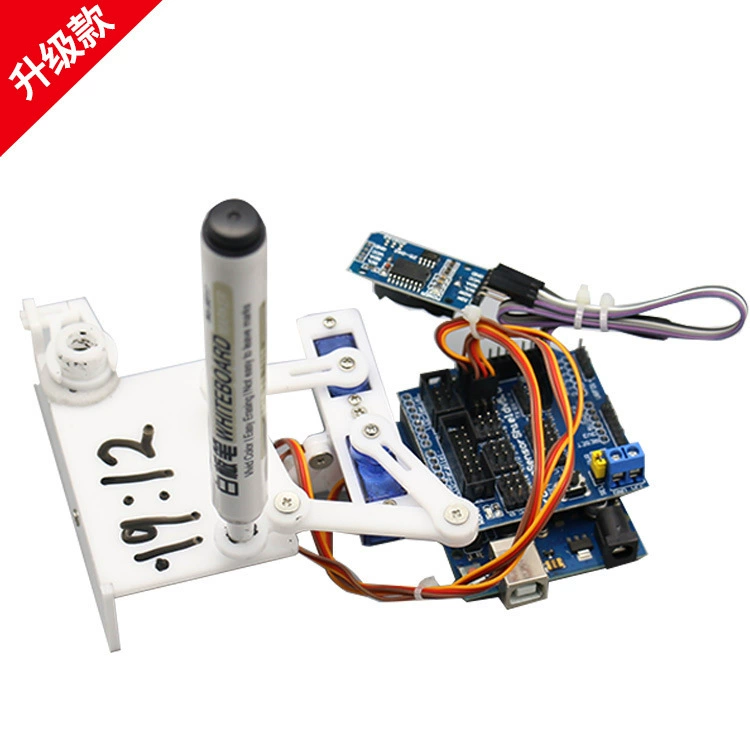 Plotclock механический рисование ручного письма робот-головоломка тележка для программирования ребенка робот набор