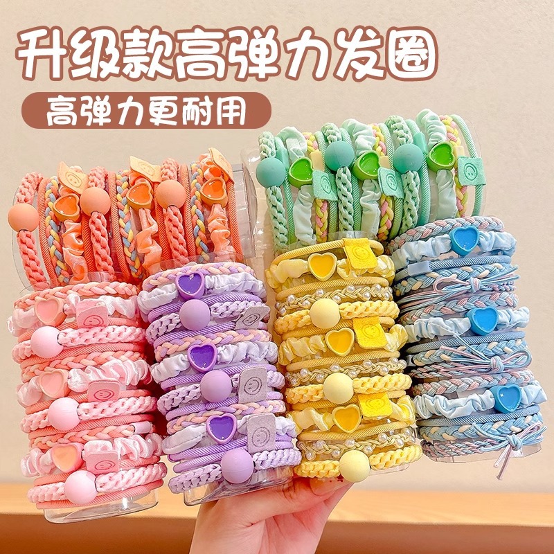 Cuerdas de cabeza 2025 nuevas líneas de cabello de alta gama de niñas niñas de alto valor de cara anillo de cabello de correa de cabello de niñas cubierta de cuero tocado