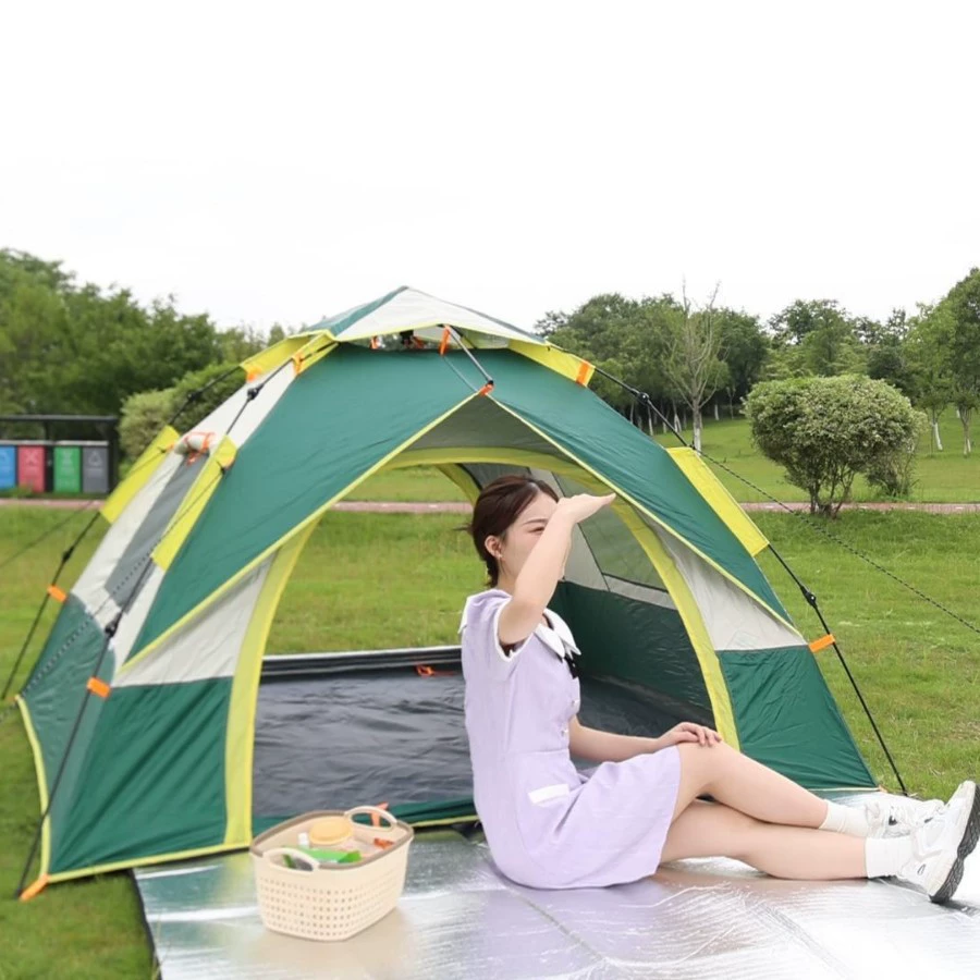 Travel automatic beach handheld tent for double for camping, fully automatic