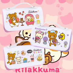 Easy Bear Japanese Style Toy Bear Accessory Pencil Case Large Capacity Student Stationery Box Instagram Cute Girl Middle School Pencil Box