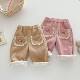 Girls fleece-lined Casual Pants 0-5 Years Old Winter South Korea Children's Wear Baby Cute Embroidered Pants Children's Winter Wear AK397