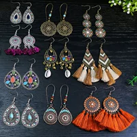 Модные серьги, набор, аксессуар с кисточками, Amazon, европSTYLE