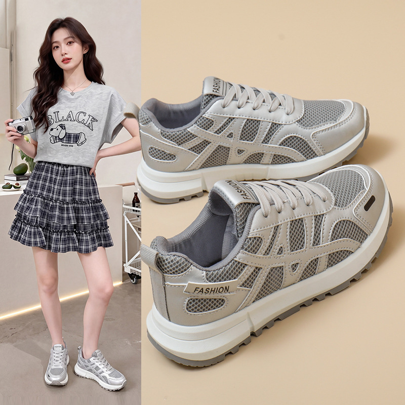 2026 verano nuevo cómodo de moda versátil suela suave zapatos deportivos antideslizantes zapatos de mujer zapatos deportivos transpirables