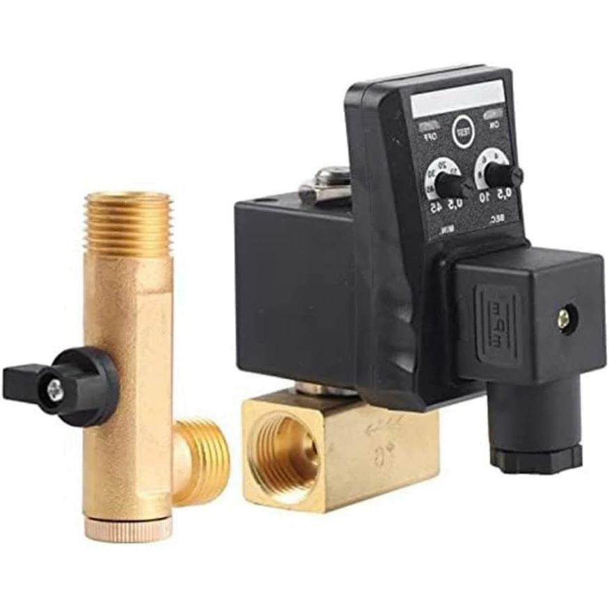 Электронный дренажный клапан таймер сушилка вытяжной клапан автоматический слитый клапан времени электромагнитный клапан дверной выключатель