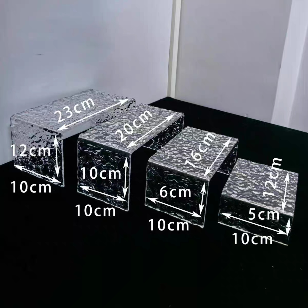 水波纹亚克力甜品台展示架下午茶点心架蛋糕点心架子冷餐茶歇摆台