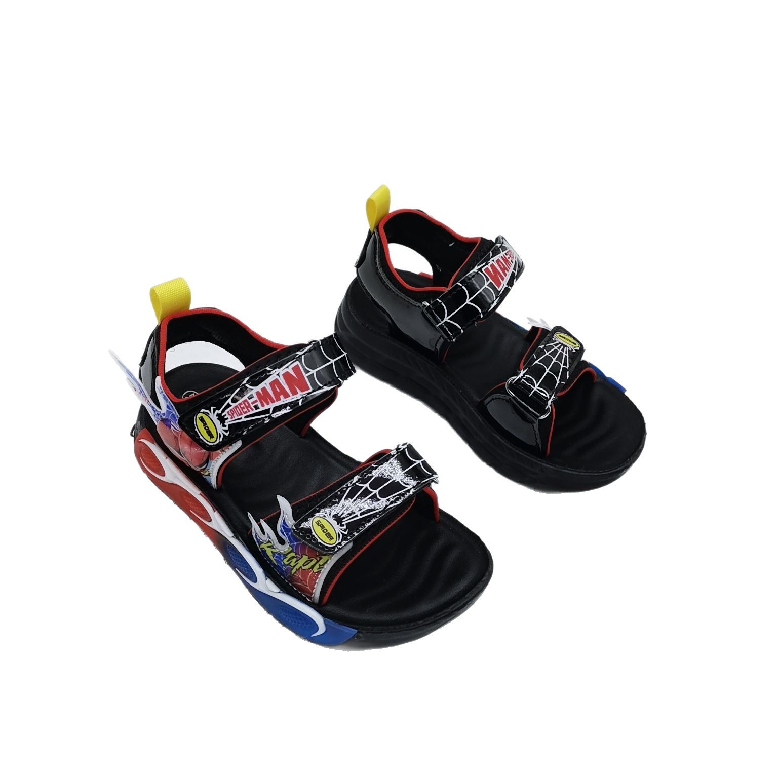 28-32 Tamaño de niños sandalias de verano antideslizante con suela suave para niños pequeños zapatos deportivos de playa de verano de secado rápido