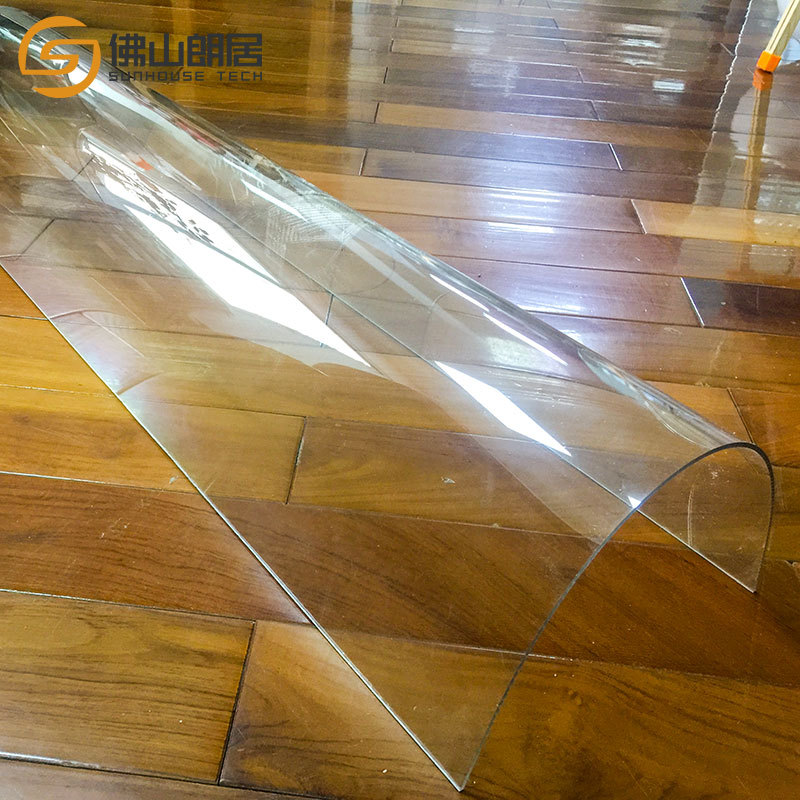 广东厂家pc板加工透明pc板折弯雕刻加工茶色灰色pc耐力板热弯