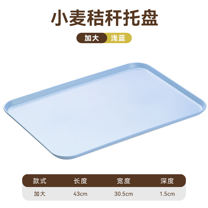 源工場北欧トレー茶皿プラスチック家庭用長方形リビングバーベキューカフェレストラン幼稚園