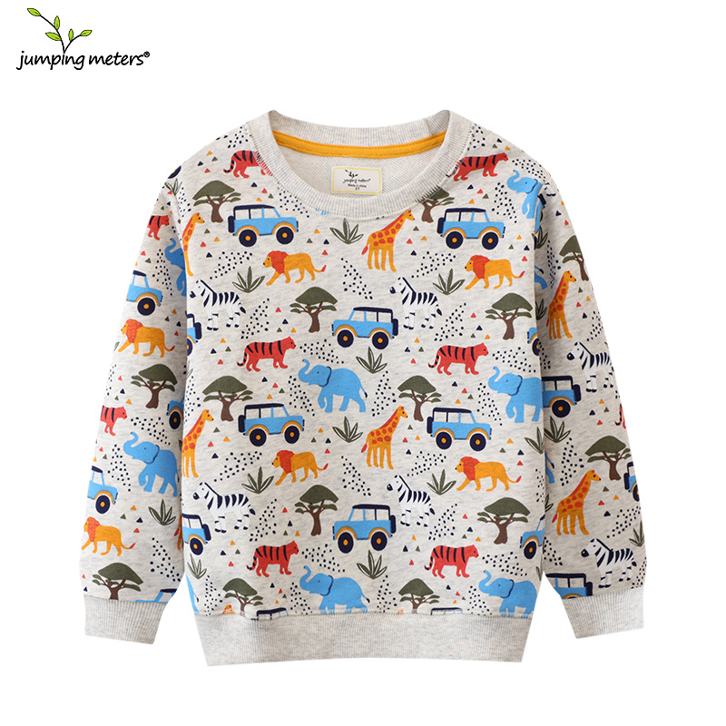 Suéter de manga larga para niños de otoño Camiseta 2023 otoño bebé Terry suéter primavera y otoño ropa para niños patrón de dibujos animados