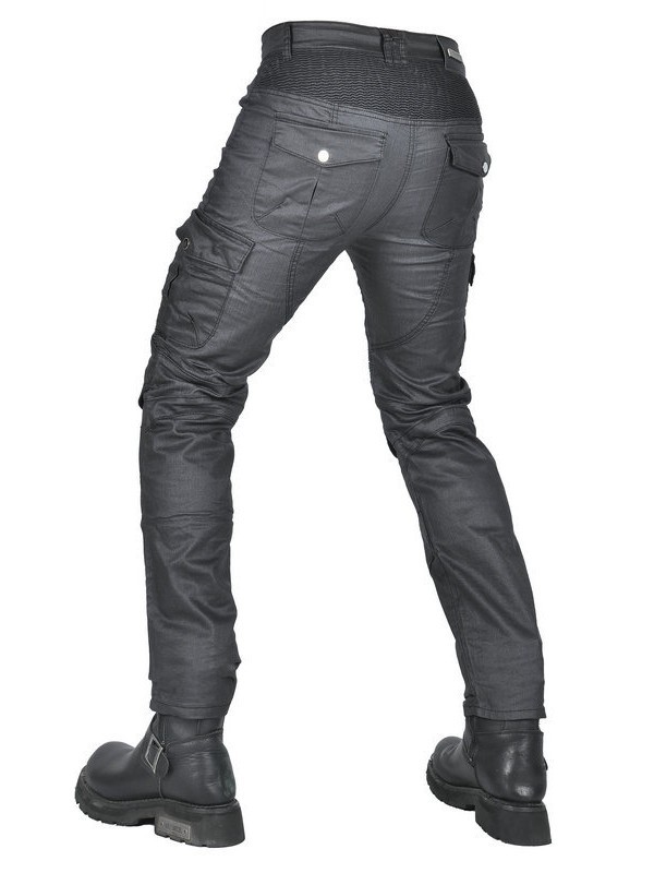 VOLERO motocicleta retro pantalones vaqueros recubiertos de equitación multi-bolsa pantalones de herramientas motocicleta anti-caída pantalones de silicona equipo de protección