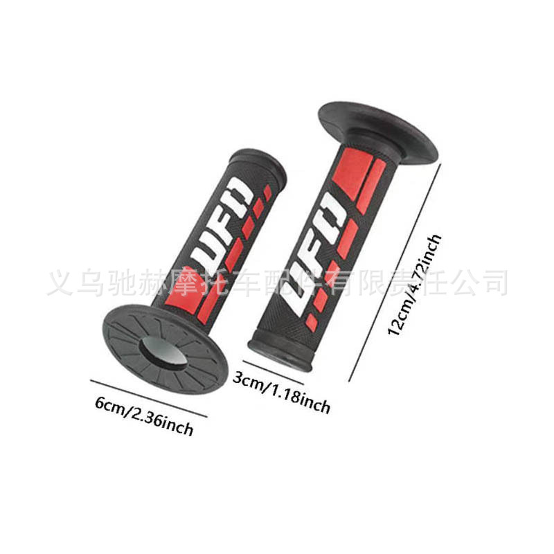 Directly from the Manufacturer: 3 Types of Motorcycle Modified Three-Color Uf0 Handlebar Grips, Universal Off-Road Vehicle Accessories
