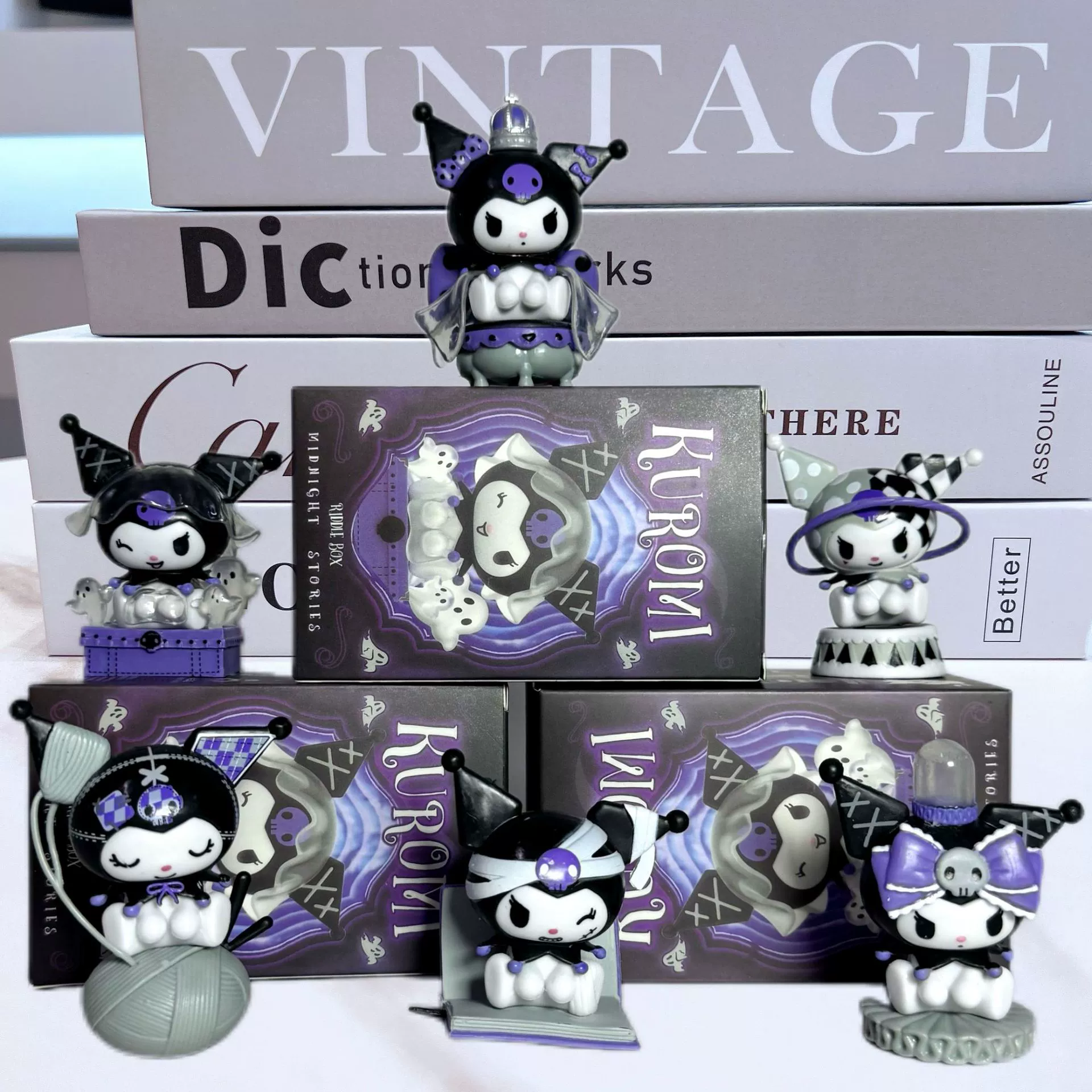 Интернет-знаменитость Куроми, серия вслепую, модная игрушка-кукла, модель автомобиля, аксессуары, настольные украшения, игрушки оптом