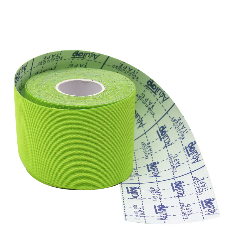 Kinesiología tape5cm músculo parche tobillo músculo parche codo deportes cinta fitness músculo efecto interno parche image 26