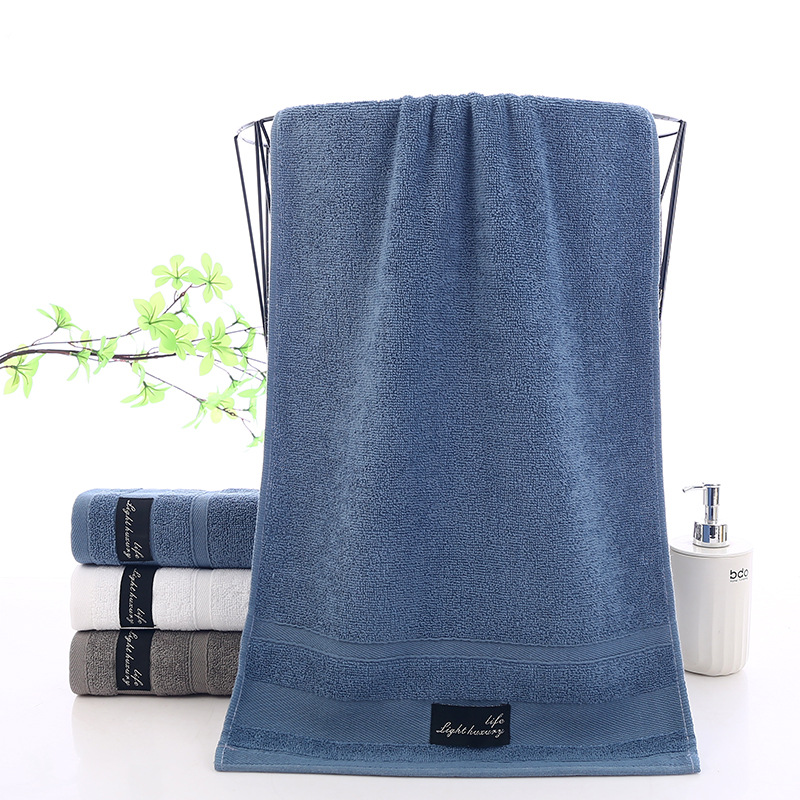 黑標純棉毛巾五星酒店毛巾男女情侶洗臉洗澡吸水加厚全棉擦臉巾