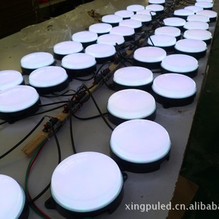 Round Square diameter 150MM plastic shell LED point light source 220V point light source outdoor waterproof high pressure point light source
