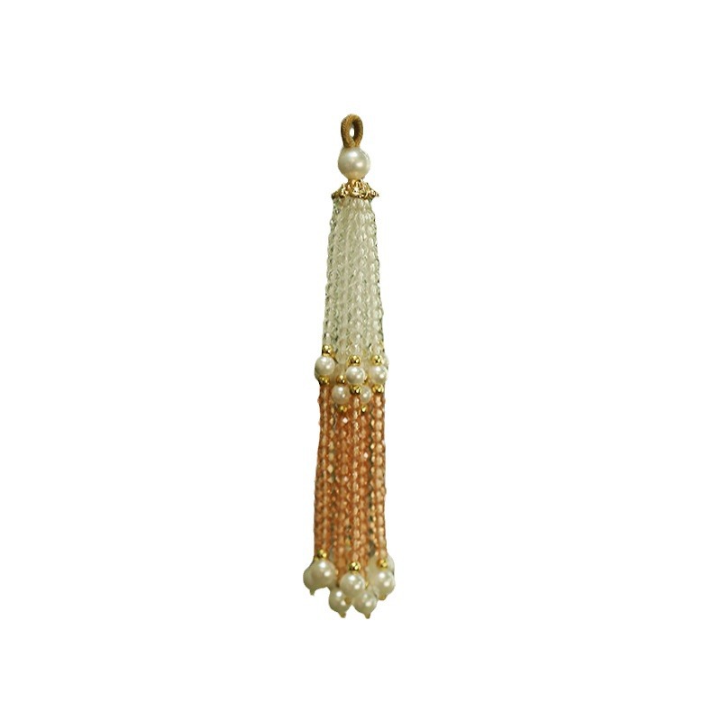 organic retro accessory pearl with tassels