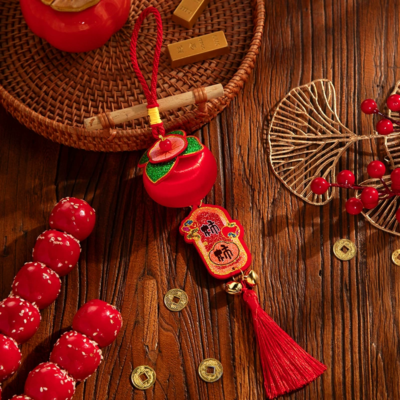 Новогодний подвес persimmon pendant Persimmon Ruyi входная дверная ручка декор мир и радость подвеска атмосферa весной фестиваль