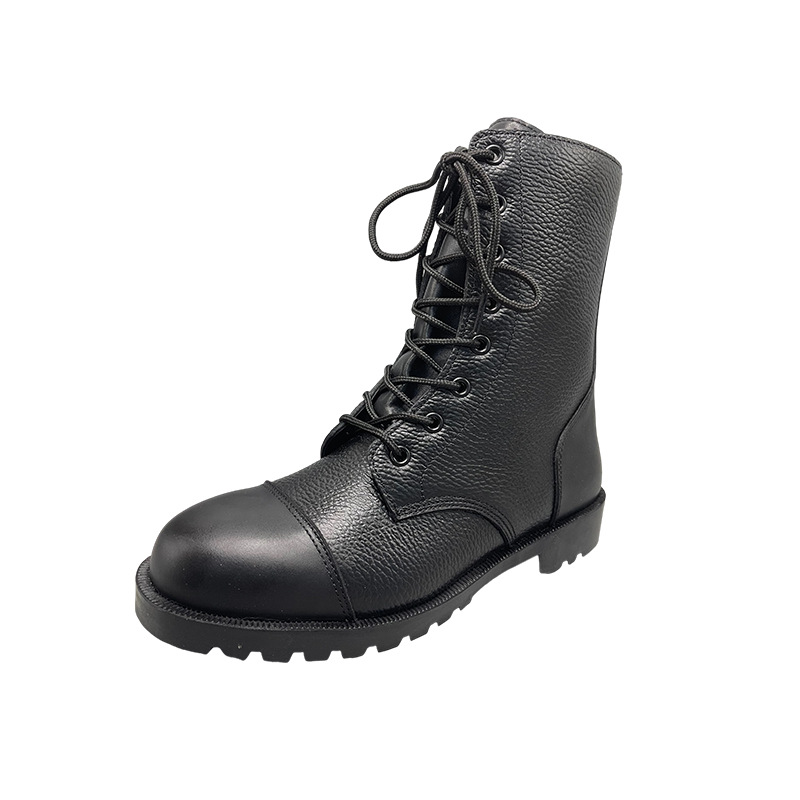 Botas de combate altas transfronterizas, senderismo al aire libre, zapatos de entrenamiento resistentes al desgaste, botas tácticas para hombres Magnum de talla grande para hombres negros