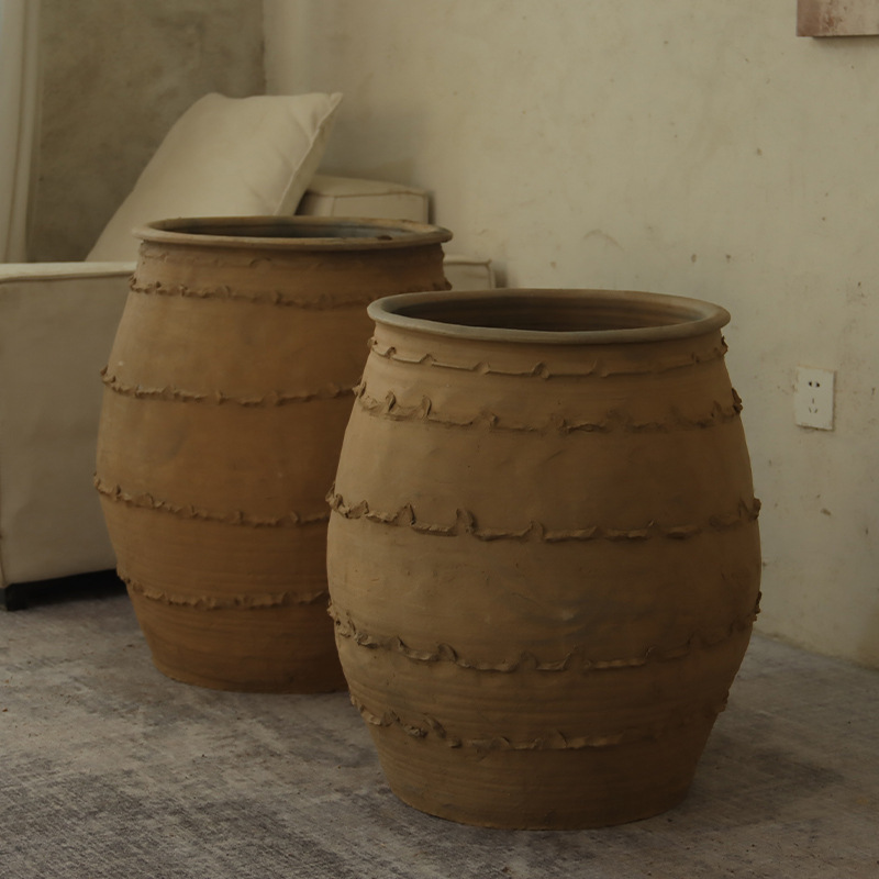 in stock stoneware flowerpot large diameter pottery pot homestay decorative pot breathable pottery retro tree planting pure handmade flowerpot in stock stoneware flowerpot large diameter pottery pot homestay decorative pot breathable pottery retro tree planting pure handmade flowerpot