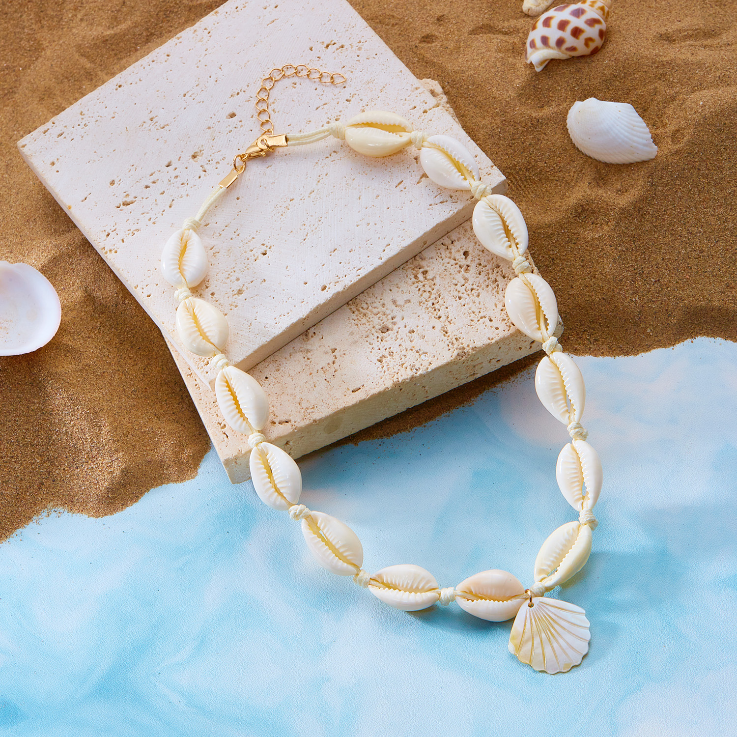 25g Weight Lobster Trigger Clasp Closure Clasp Closure Type Shell Pendant Material Pendant Necklace Classification Shell Chain Material 1 Piece Quantity Holiday, Travel Occasion Alloy, Shell Material Shell Pattern All Seasons Season Women's Gender Beach Style Beach Shell Alloy Shell Lobster Trigger Clasp Closure Pendant Necklaces Wholesale 9