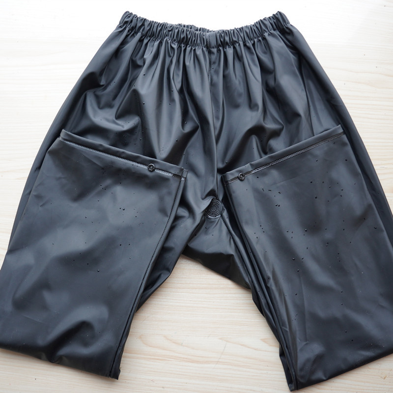 レインパンツ ユニセックス 下半身防雨 大人用 スプリットタイプ 作業現場 釣り アウトドア 防風パンツ|undefined