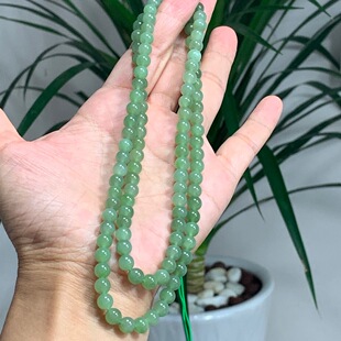 Hotan Jasper 6 PCT Yang Green 108 Beads Support Re-inspection Cost-effective Factory Outlet No Black Dot Quality