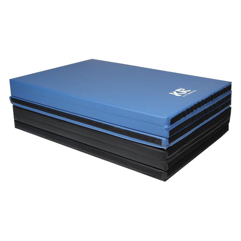 Estera de gimnasia fábrica al por mayor tríptico deportes gimnasia estera abdominales plegable equipo de fitness esponja Mat Salto de altura