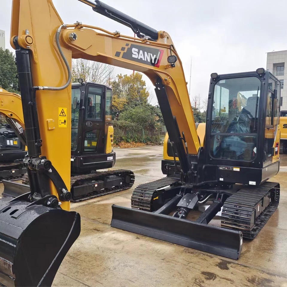 Excavadoras PC56 nacionales y extranjeras línea de exportación Sany60 55 75 95 Excavadoras Compras Exteriores