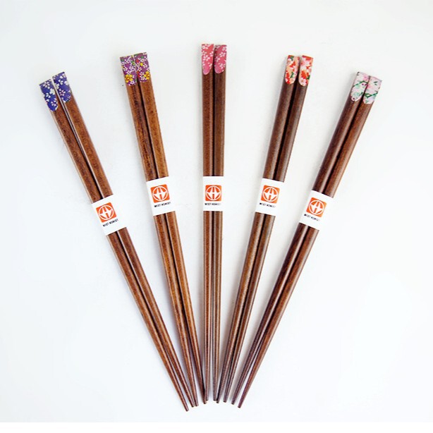 Five Pairs of Japanese-Style Wooden Chopsticks Gift Box, Home-Use Light Luxury Creative Tableware, Souvenir Gift