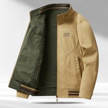 JEEP SPIRIT吉普外套男潮流春秋季新款夹克男士立领修身衣服男装