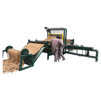 Cubierta marina Alfombrilla marrón antideslizante Alfombrilla de nieve Alfombrilla marrón Máquina de tejer de palma de coco Máquina automática de fabricación de cuerda de coco