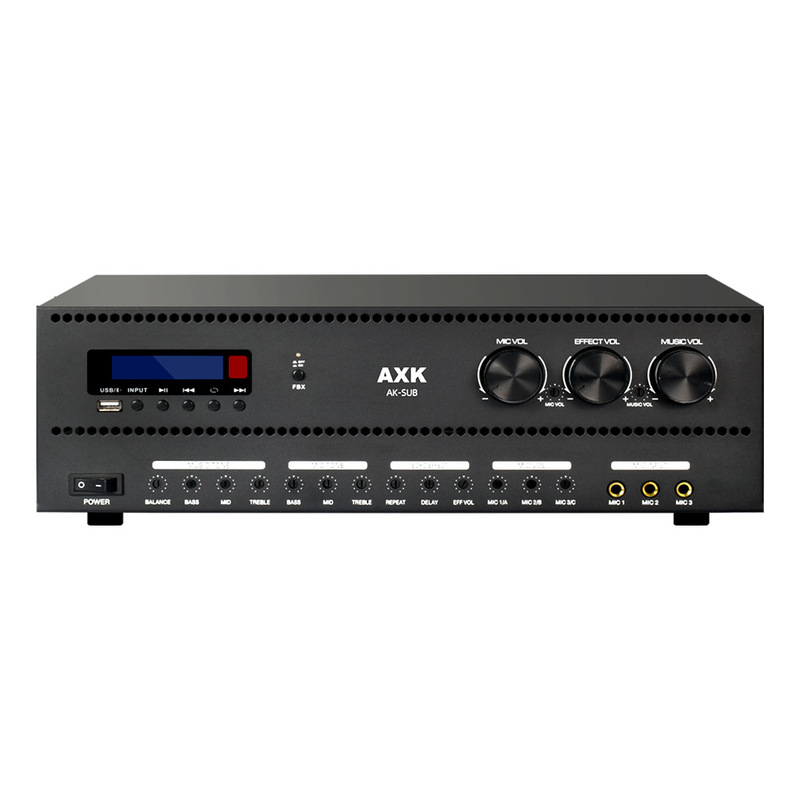 专业功放工程大功率卡包机家庭KTV音响USB蓝牙超重低音会议放大器|undefined