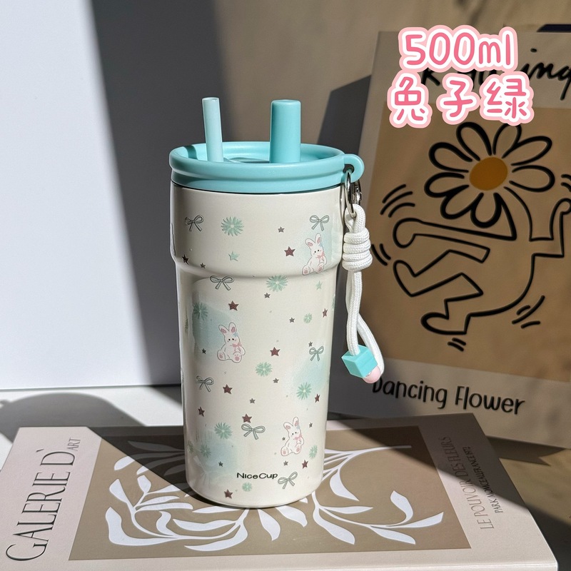 高品質 304 ステンレス鋼断熱カップクロスボーダー新しいポータブルカーカップコーヒーカップ屋外ポータブルストローカップ|undefined