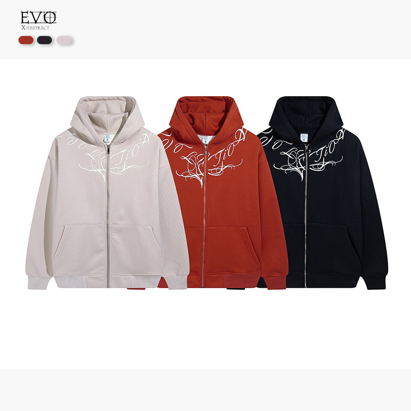 Genuine velvet hoody hip-hop style for men and women
