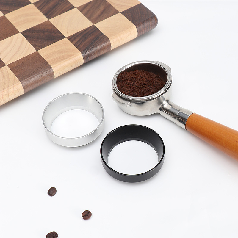 Coffee machine handle cloth powder ring 58mm coffee grinder magnetic ABS powder ring 51 anti-fly powder ring