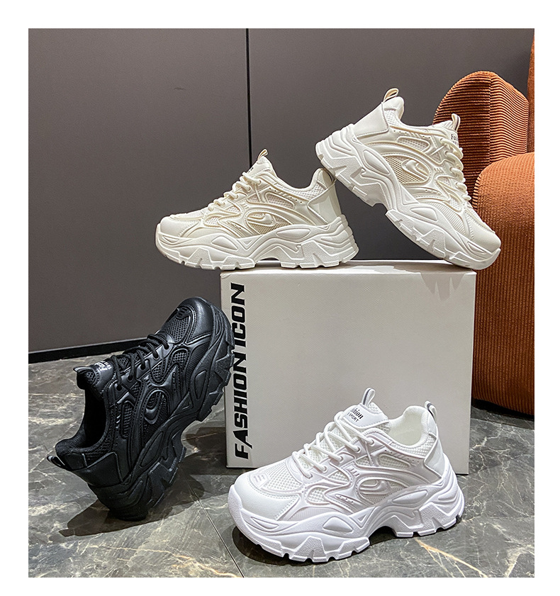 Women's Casual Shoes Breathable Platform Trainers For Spring Autumn_voghion.com