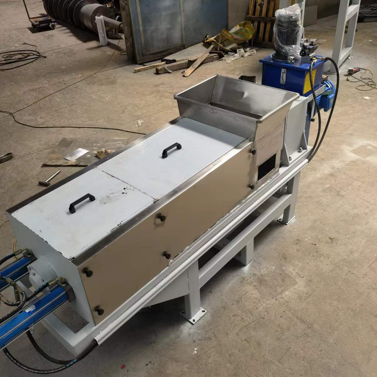 小型水果榨汁饮料加工设备  水果破碎压榨一体机