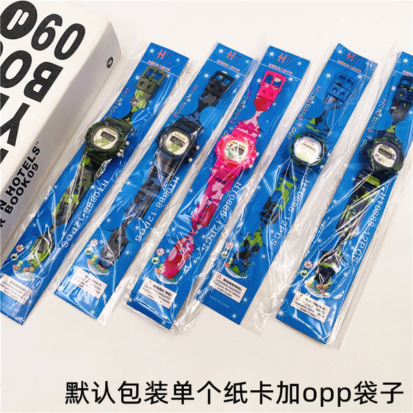 Camouflage cartoon digital watch for boys and girls