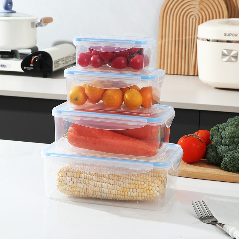 Caja de almacenamiento de refrigerador FCM Caja de preservación de carne congelada Caja de preparación de verduras de una semana Caja especial de congelación de grado alimenticio Informe