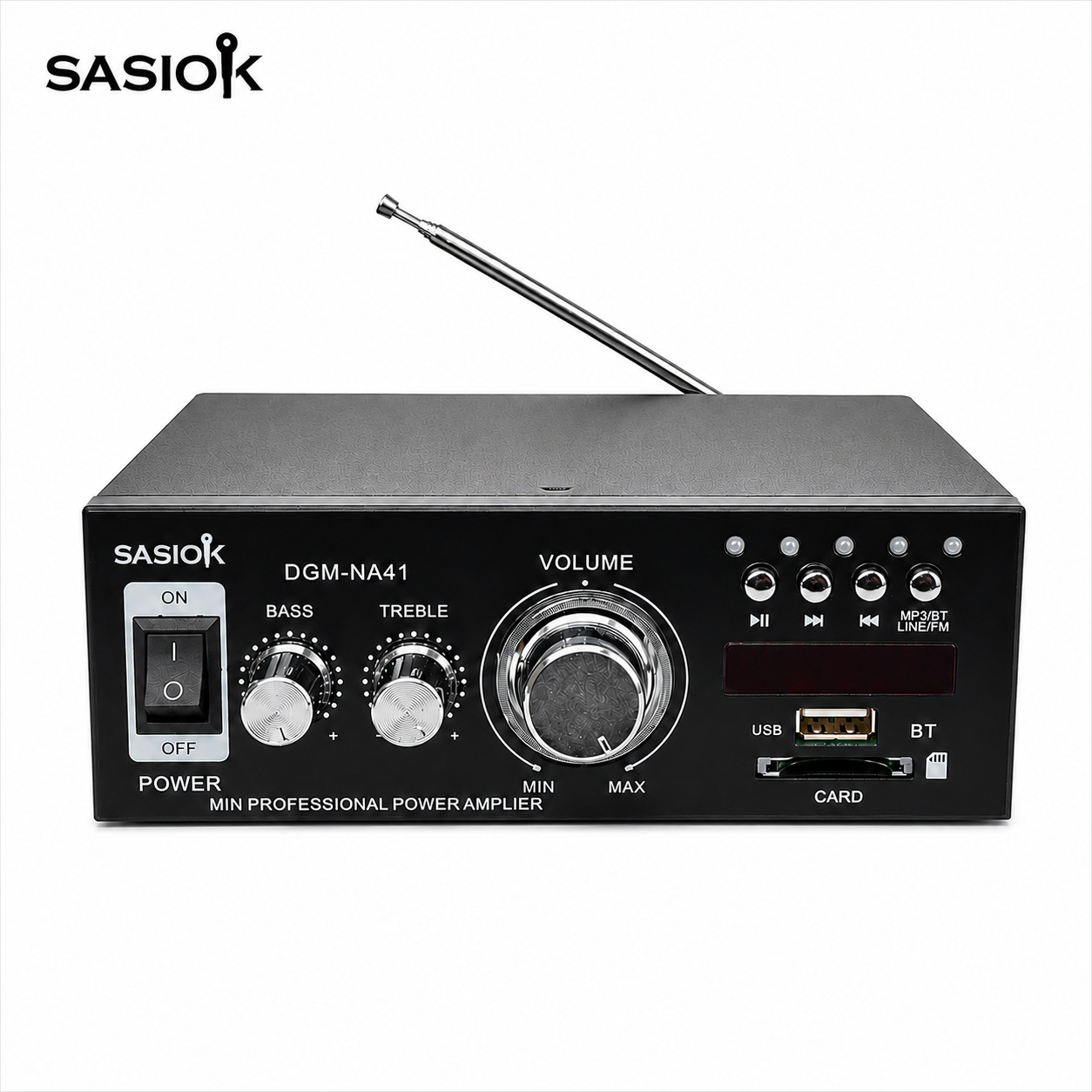 Amplificador de Audio Estéreo de Metal con Bluetooth USB FM para KTV y Hogar image 6