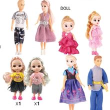 过家家娃娃套装女孩玩具公主衣服洋娃娃仿真娃娃芭芘娃娃