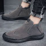 2024 spring men's shoes round head Korean fashion casual work shoes a pedal labor protection shoes men's shoes wholesale
