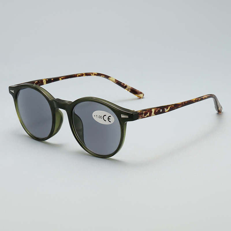 Translucent olive green frame gray piece