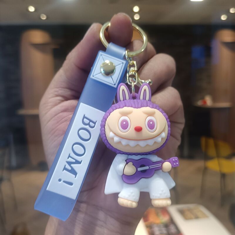 クリエイティブホットスタイルラブブキーホルダー漫画リトルシープペンダントおもちゃベビーグラバーかわいいキーチェーンリング卸売|undefined