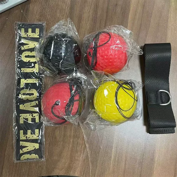Cross-border supply boxing reaction ball for speed training, new head-mounted speed reflex bouncy ball, home fitness equipment