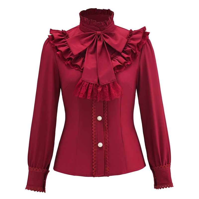 In Stock on Amazon: New Victorian Era Shirt, Women's Gothic Shirt, Vintage Long-Sleeve Lotus Pleated Shirt In Stock on Amazon: New Victorian Era Shirt, Women's Gothic Shirt, Vintage Long-Sleeve Lotus Pleated Shirt