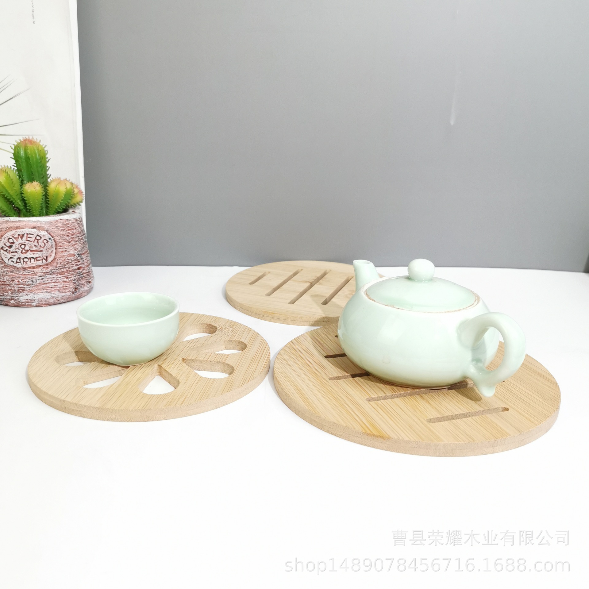 竹制隔热垫餐盘垫 碗垫厨房砂锅垫 家用加厚竹垫子餐桌垫茶杯垫