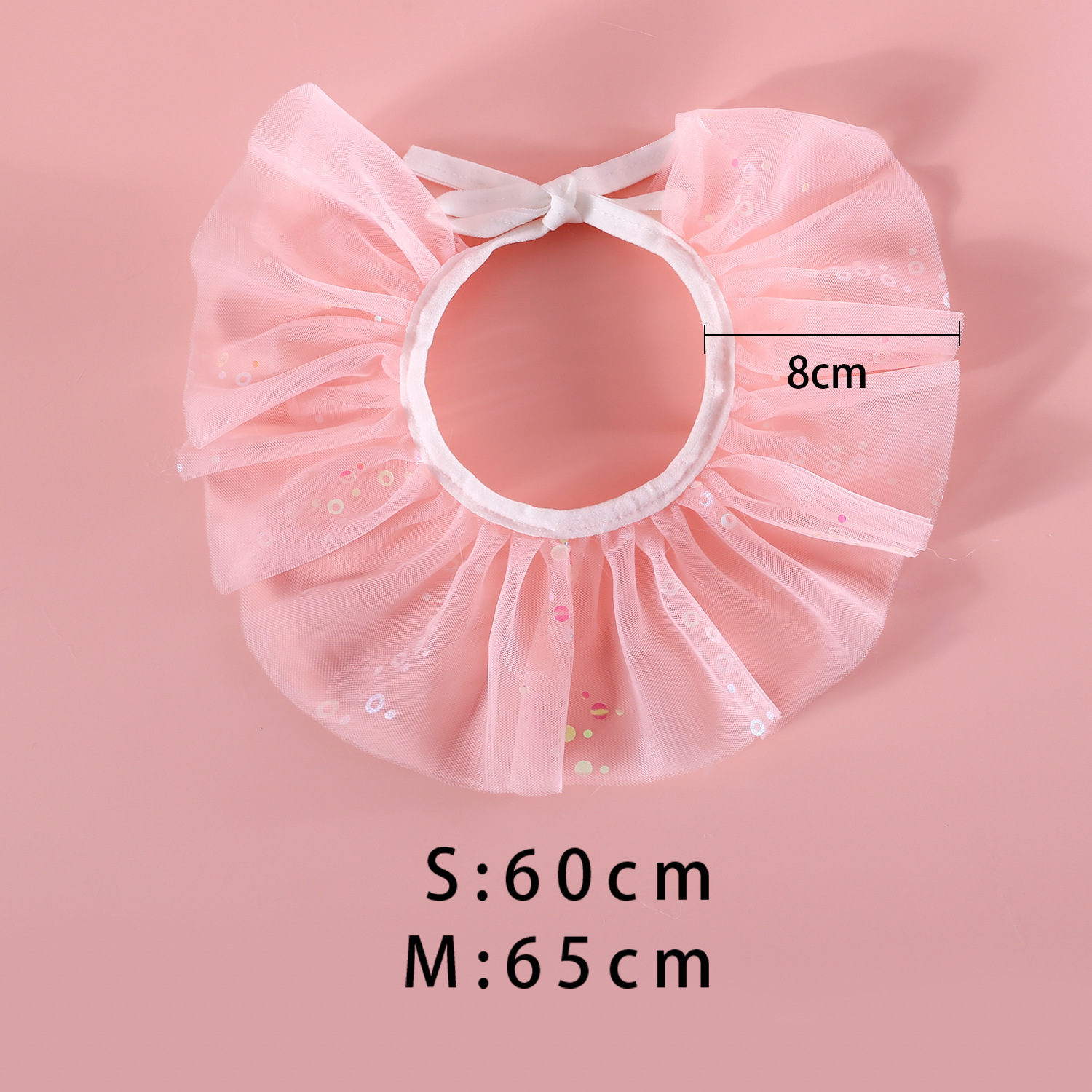 El Pink Lace Bib
